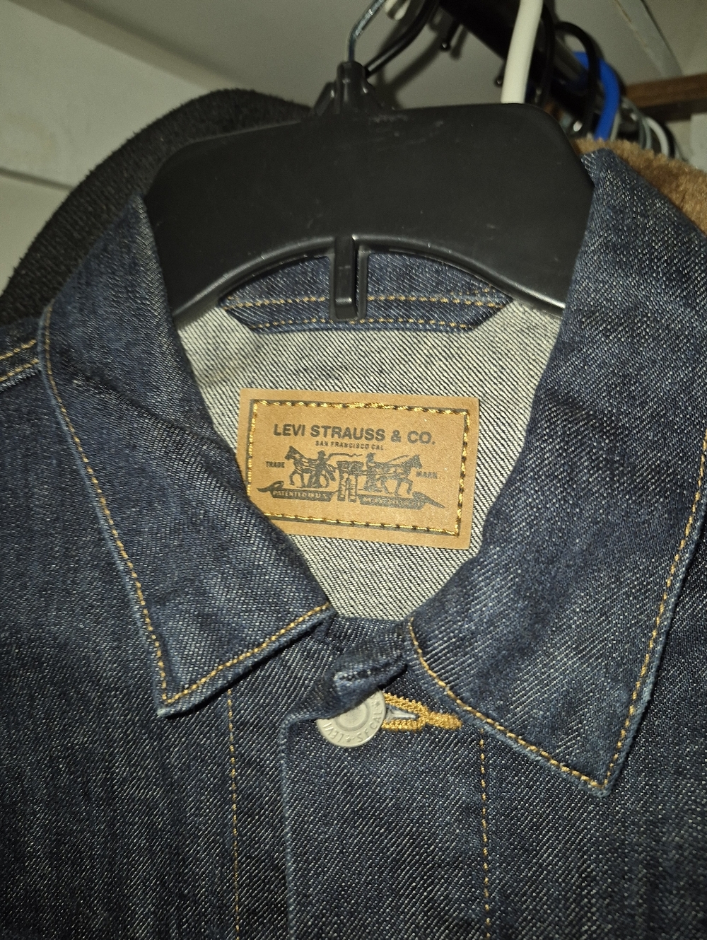 Levi's Dark Indigo Denim Shirt Jacket